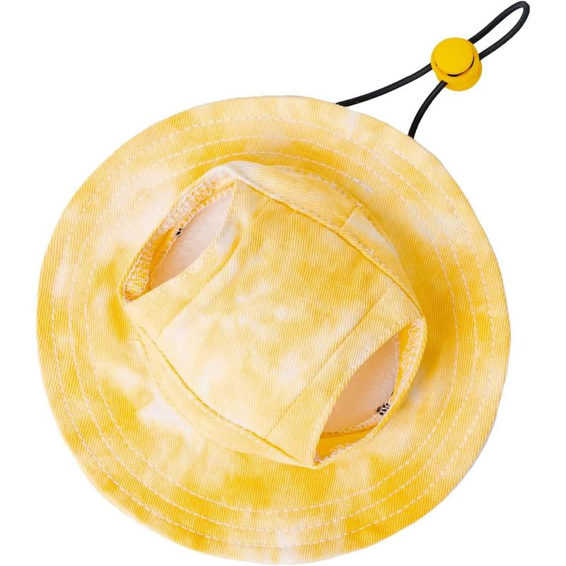 Pet Hat with Ear Holes Sunscreen Baseball Cap Suitable for Small and Mediumsized Dogs Outdoor Climbing Hat in Summer Pet Products Pink Medium