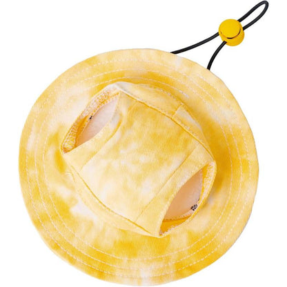 Pet Hat with Ear Holes Sunscreen Baseball Cap Suitable for Small and Mediumsized Dogs Outdoor Climbing Hat in Summer Pet Products Pink Medium