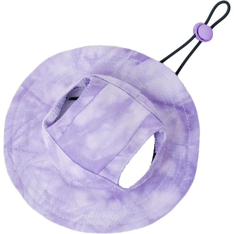 Pet Hat with Ear Holes Sunscreen Baseball Cap Suitable for Small and Mediumsized Dogs Outdoor Climbing Hat in Summer Pet Products Pink Medium