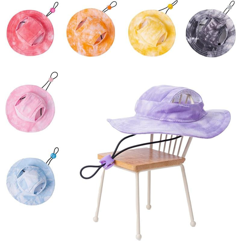 Pet Hat with Ear Holes Sunscreen Baseball Cap Suitable for Small and Mediumsized Dogs Outdoor Climbing Hat in Summer Pet Products Pink Medium